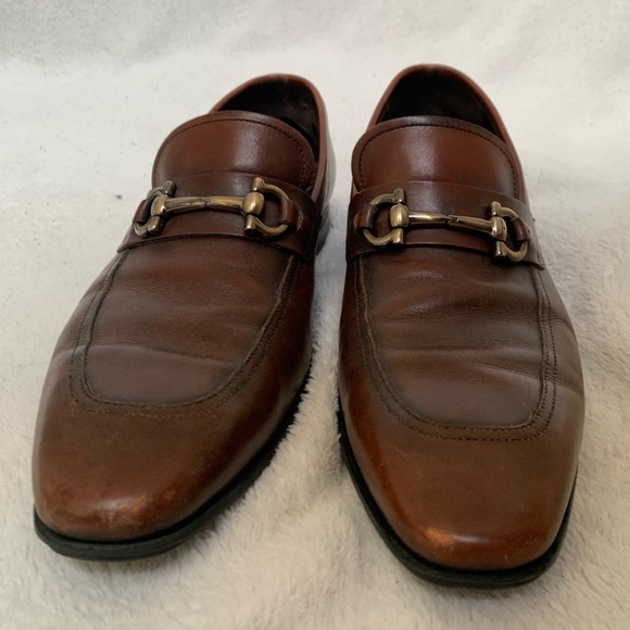 Ferragamo size 8 leather shoes - Picture 2 of 7